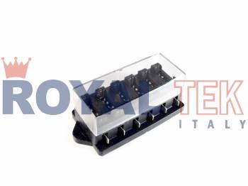 FUSIBLERA ROYALTEK 6 VIAS UNIVERSAL (FUSIBLE FICHA) ---